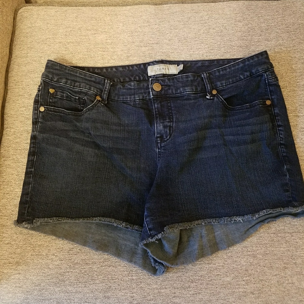Torrid cutoff jean shorts